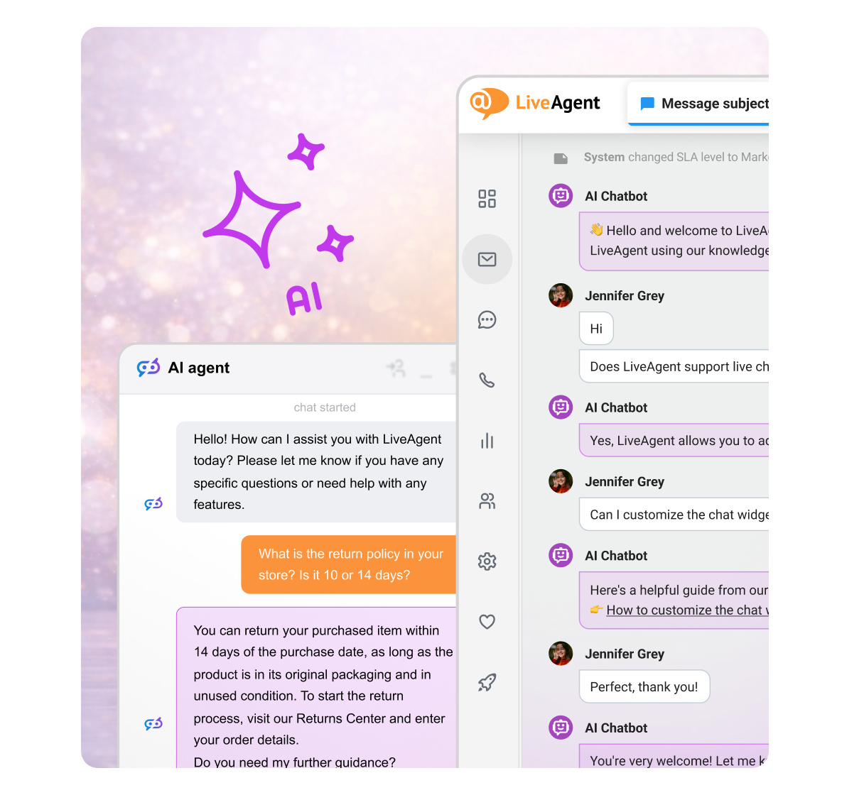 Oferta do Dia dos Namorados do LiveAgent