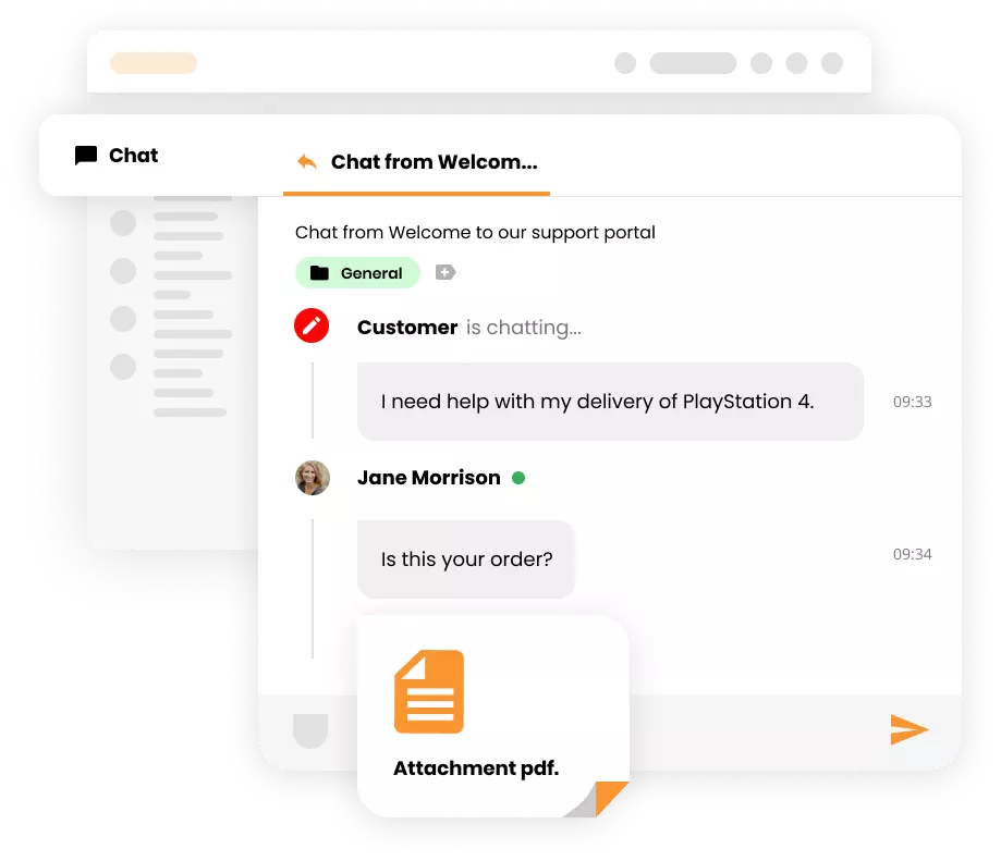 Gerencie tickets recebidos de todos os canais de comunicação