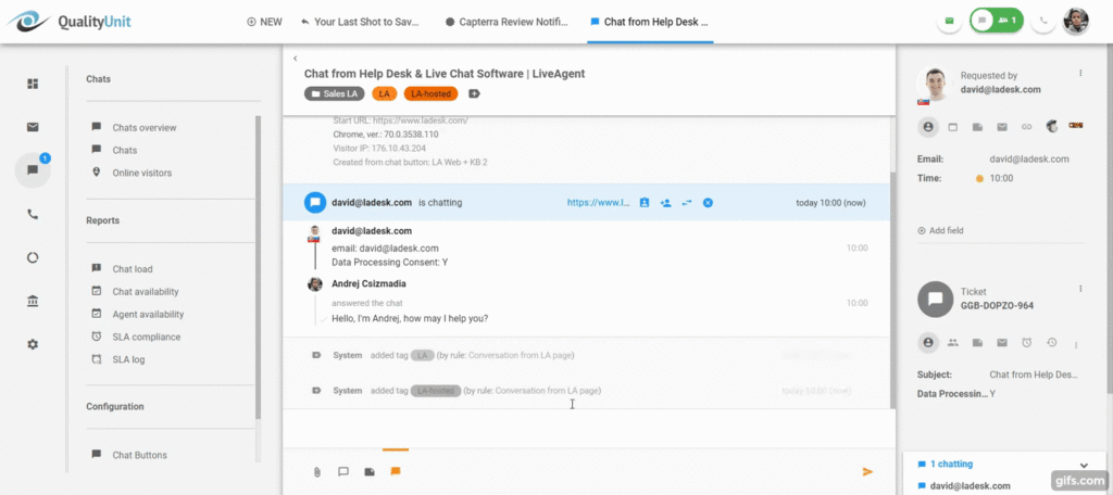 Benefício do chat ao vivo - conveniência de conversa em tempo real