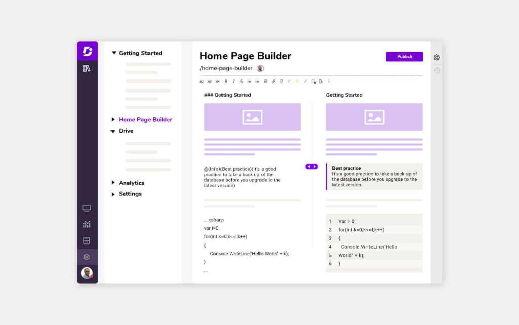 Software Document360 fornecendo soluções de base de conhecimento