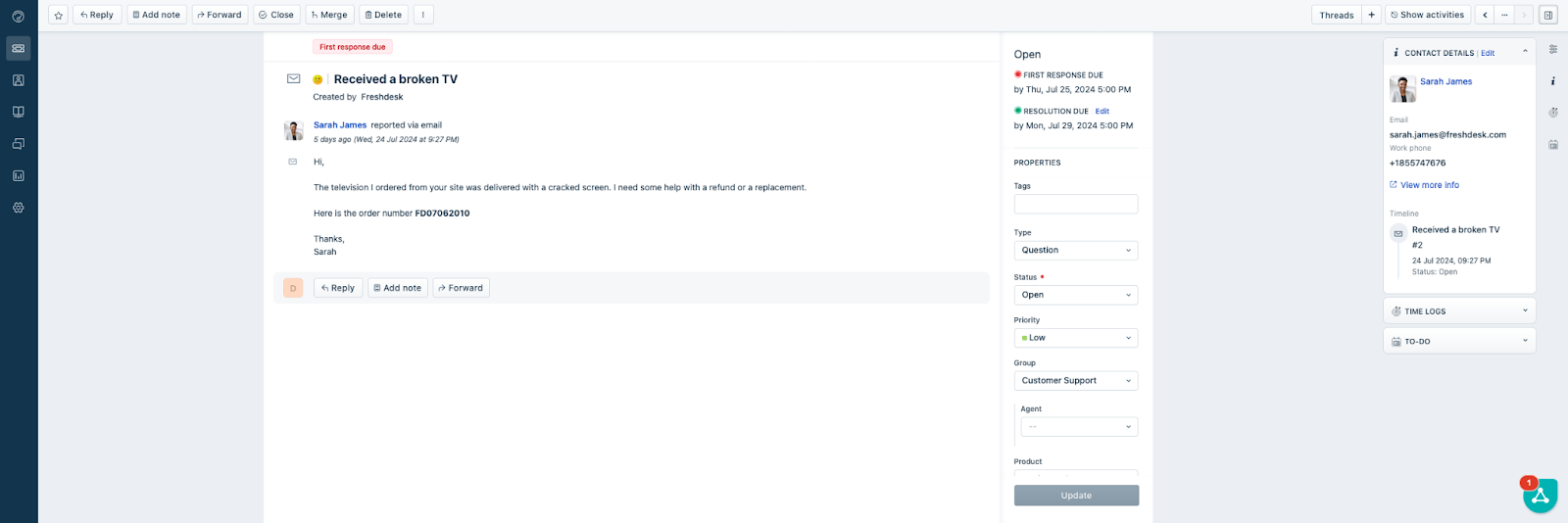 Ambiente de Tickets do HubSpot