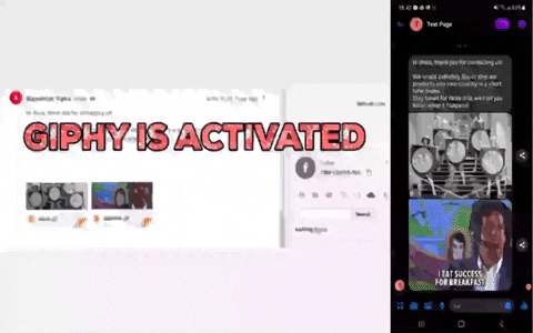 Exemplo de GIF para LiveAgent