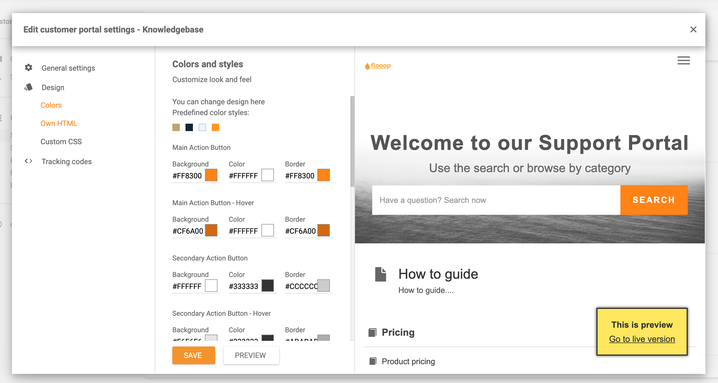 Personalizar software de fórum no LiveAgent