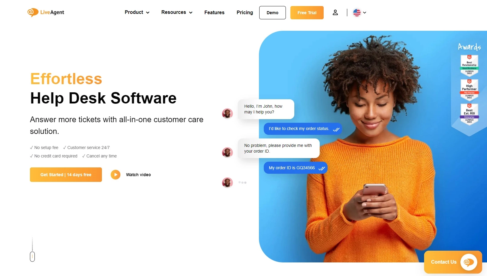 Software de help desk LiveAgent