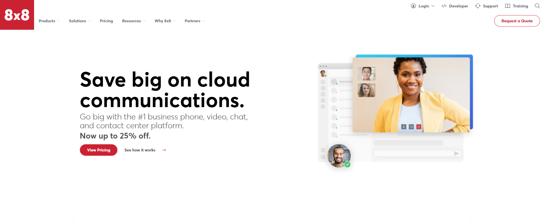 Provedor VoIP série 8x8 X