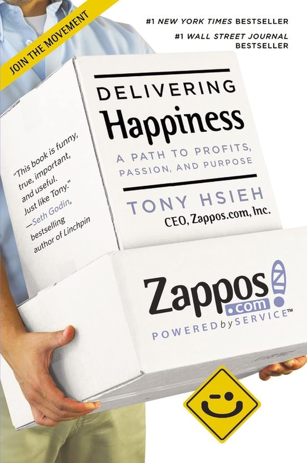 Capa do livro Delivering Happiness de Tony Hsieh