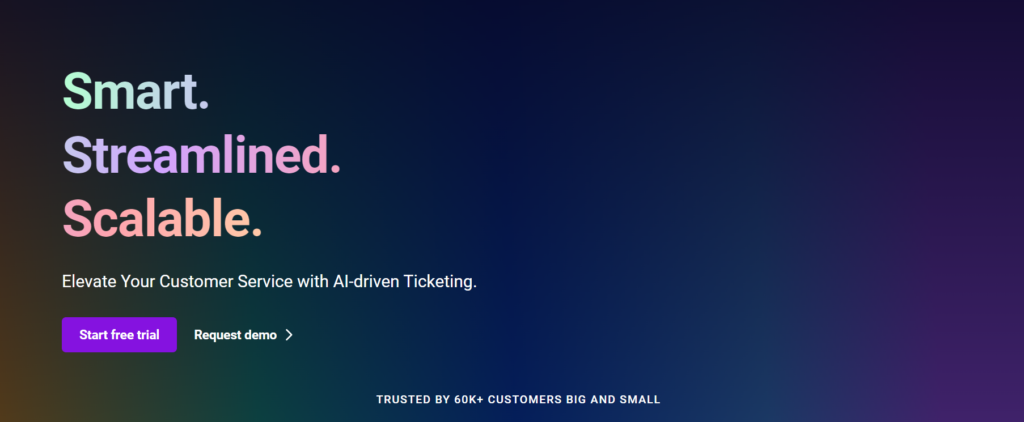 Página inicial do Freshdesk - Alternativa do Spiceworks que vale a pena considerar para dimensionar seu suporte ao cliente