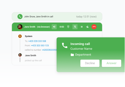 Integração entre call center e live chat LiveAgent