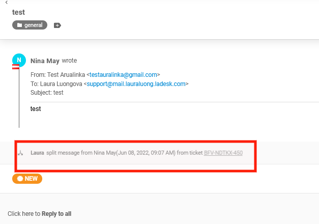SLA não aplicado a tickets divididos no aplicativo LiveAgent