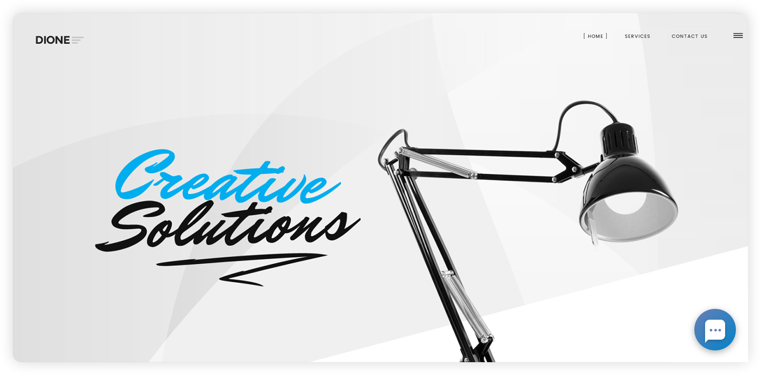 Exemplo do botão de chat ao vivo empresarial