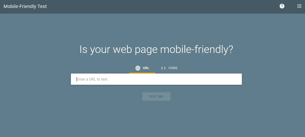 Teste de compatibilidade com dispositivos móveis do Google