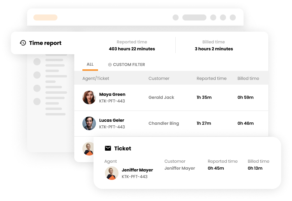 Relatório de tempo no Help desk - LiveAgent