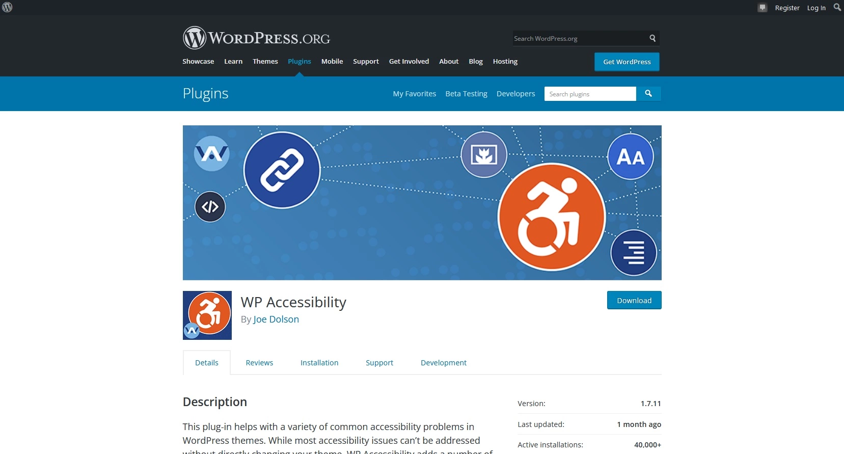 Plugin de acessibilidade do WordPress