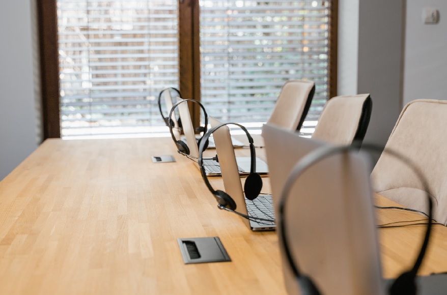 Equipamento de call center