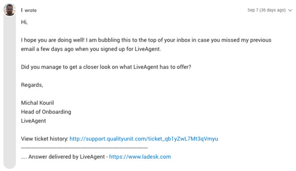 Primeiro acompanhamento