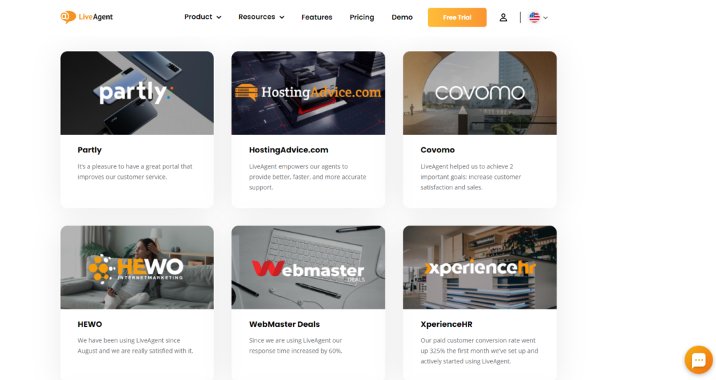 LiveAgent - depoimentos