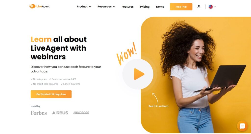 LiveAgent's webinars