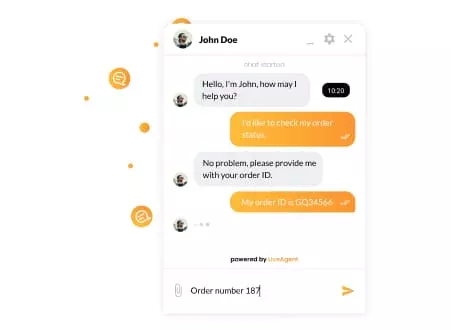 Chat ao vivo do LiveAgent