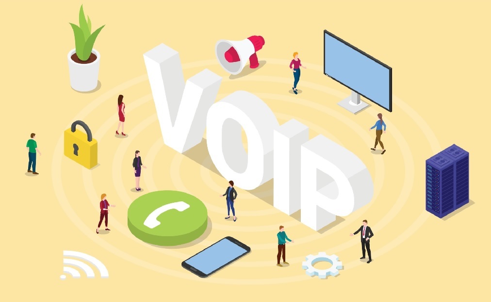 Ilustração de VoIP