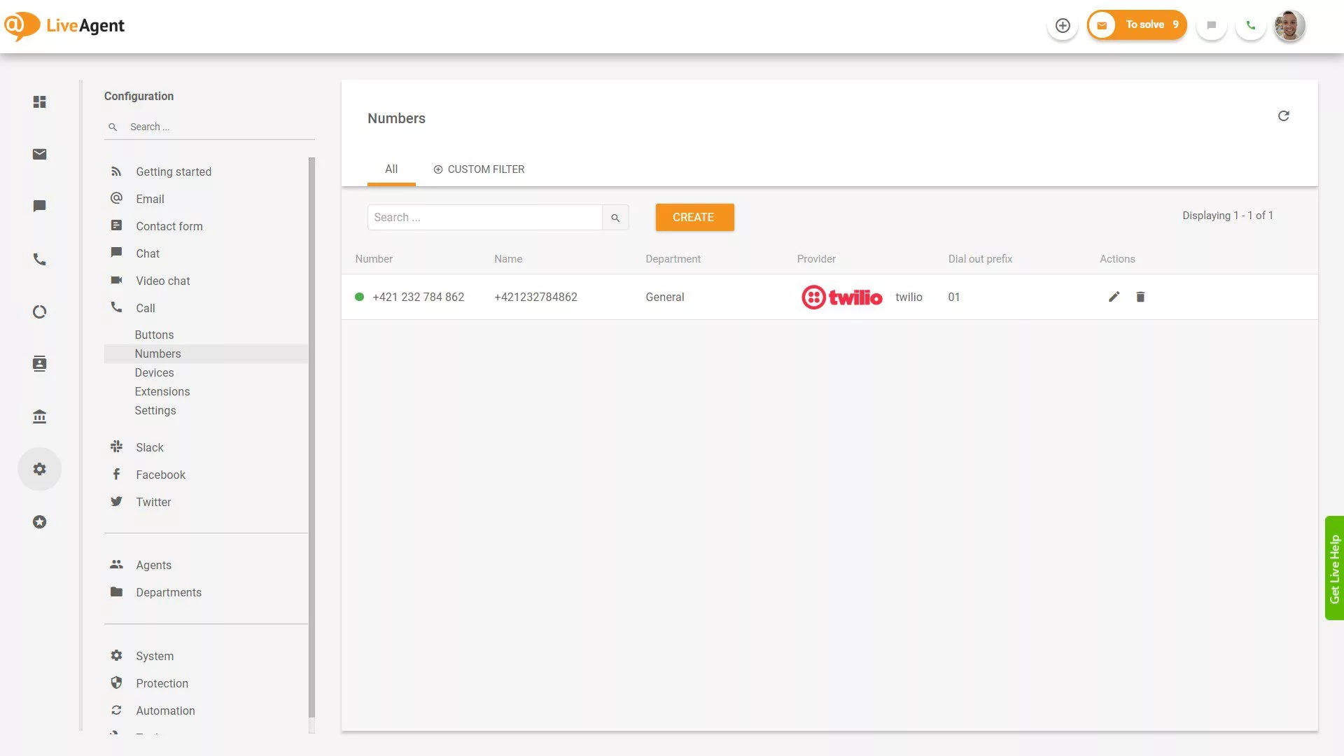 Diagrama de configuração VoIP