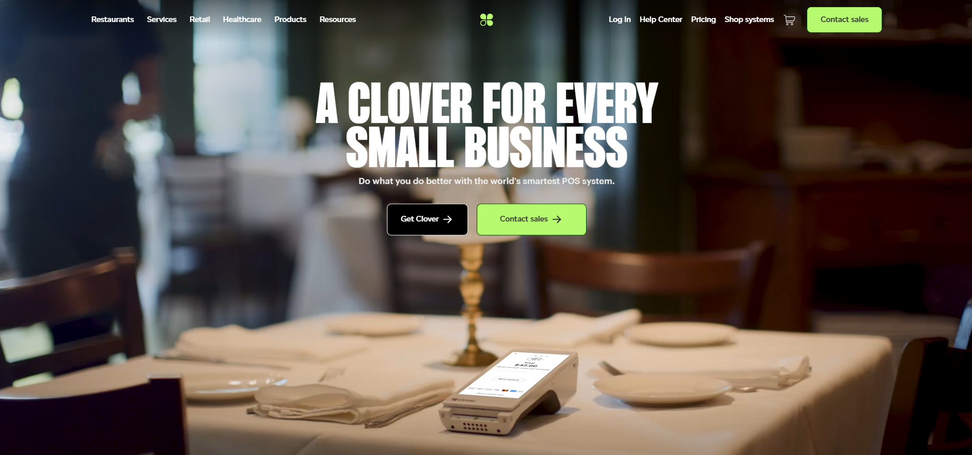 Contatos do Help Desk Clover