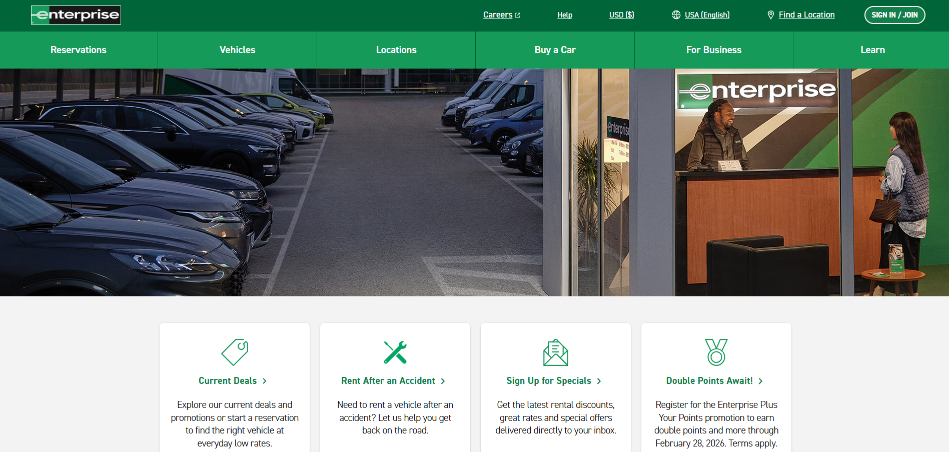 Contatos do Help Desk Enterprise
