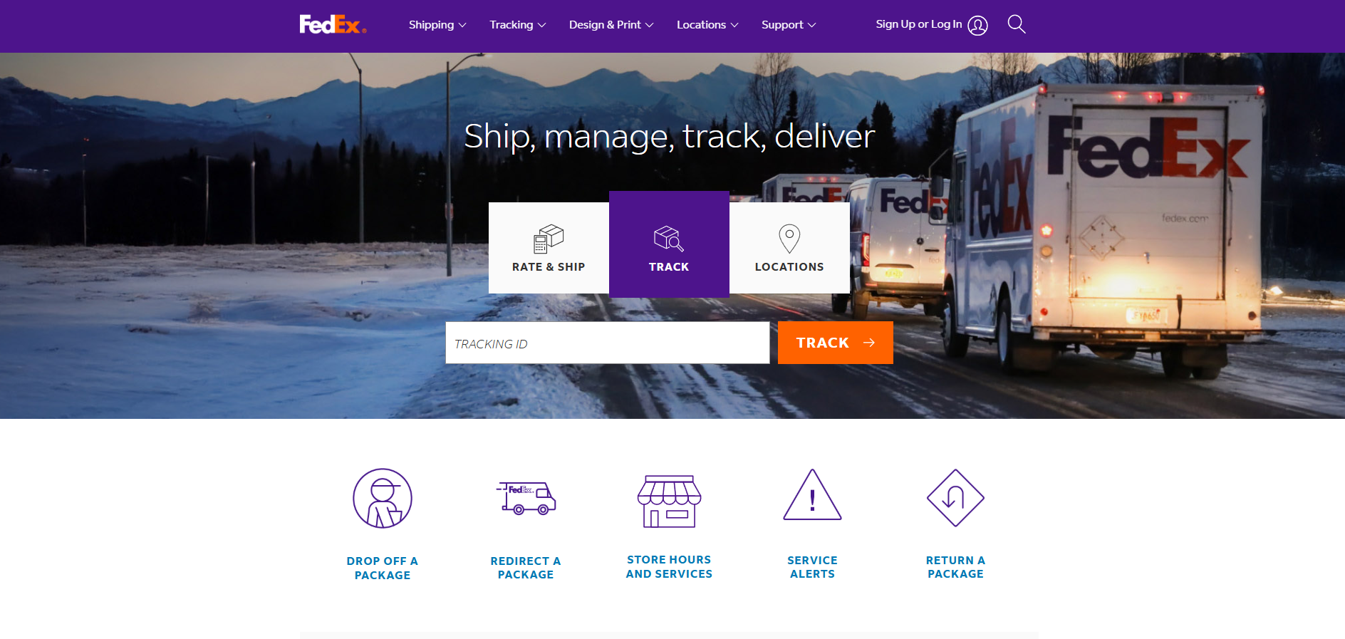 Contatos do Help Desk FedEx