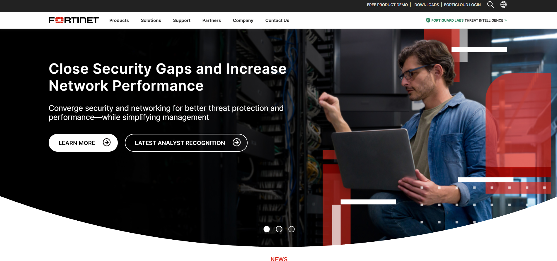 Contatos do Help Desk Fortinet