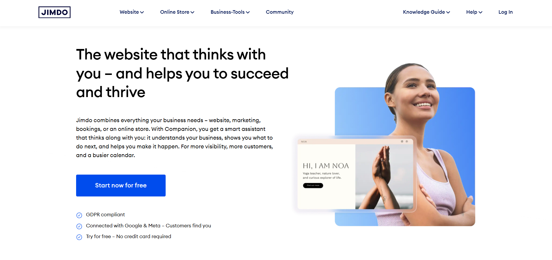 Contatos do Help Desk Jimdo