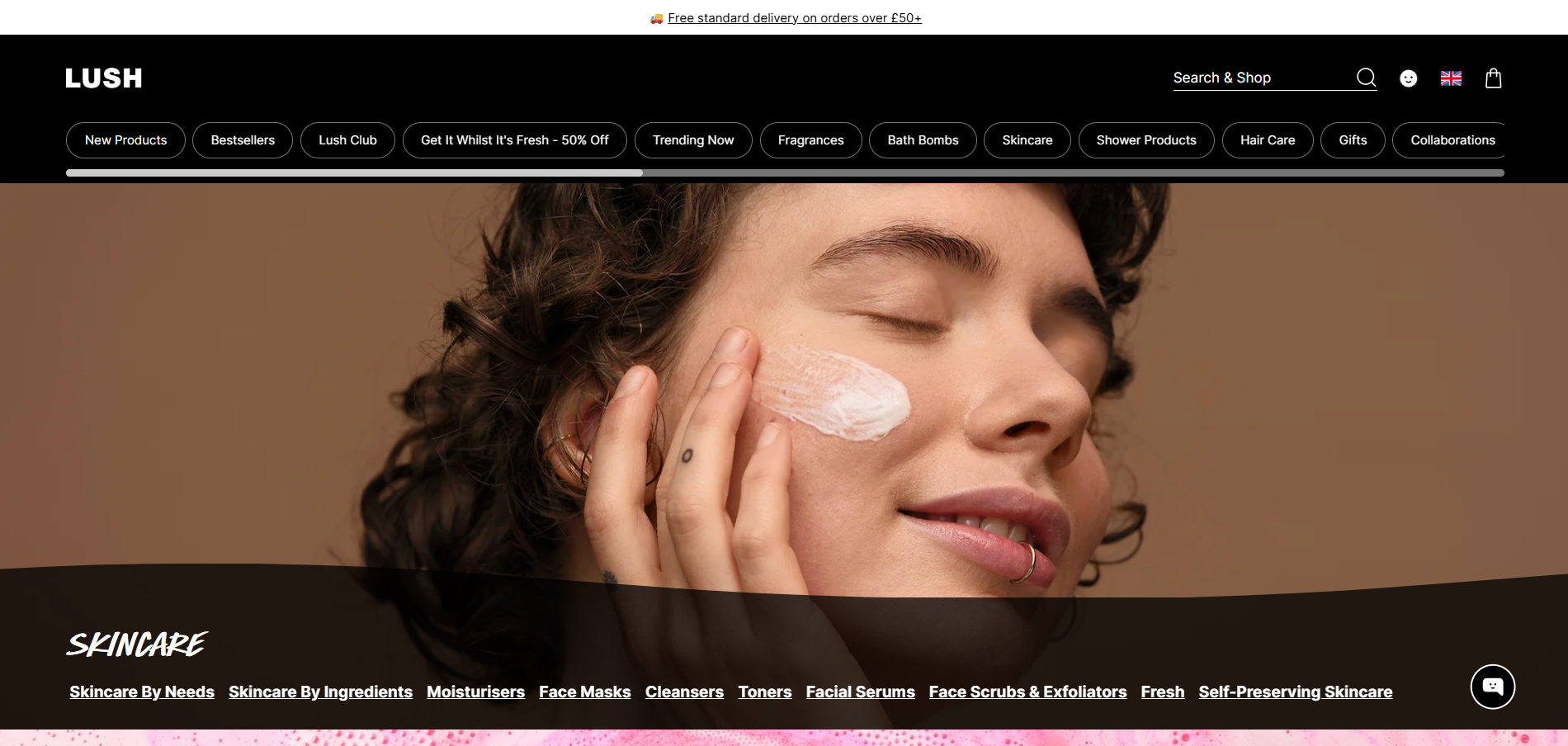 Contatos do Help Desk LUSH