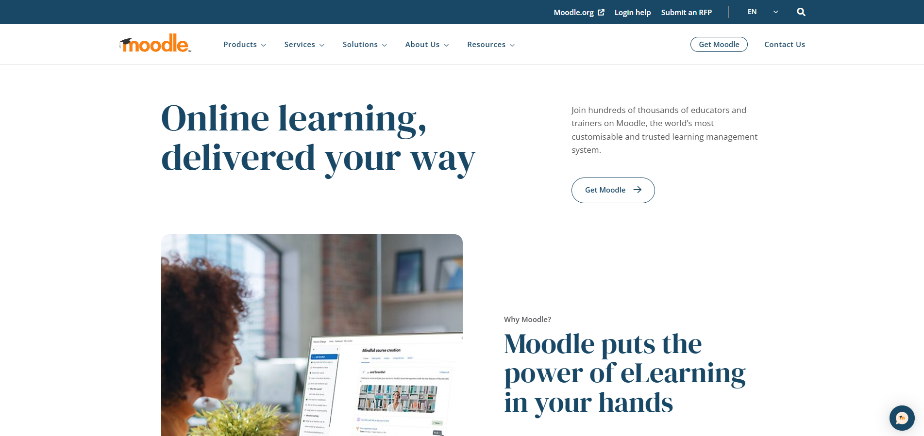 Contatos do Help Desk Moodle