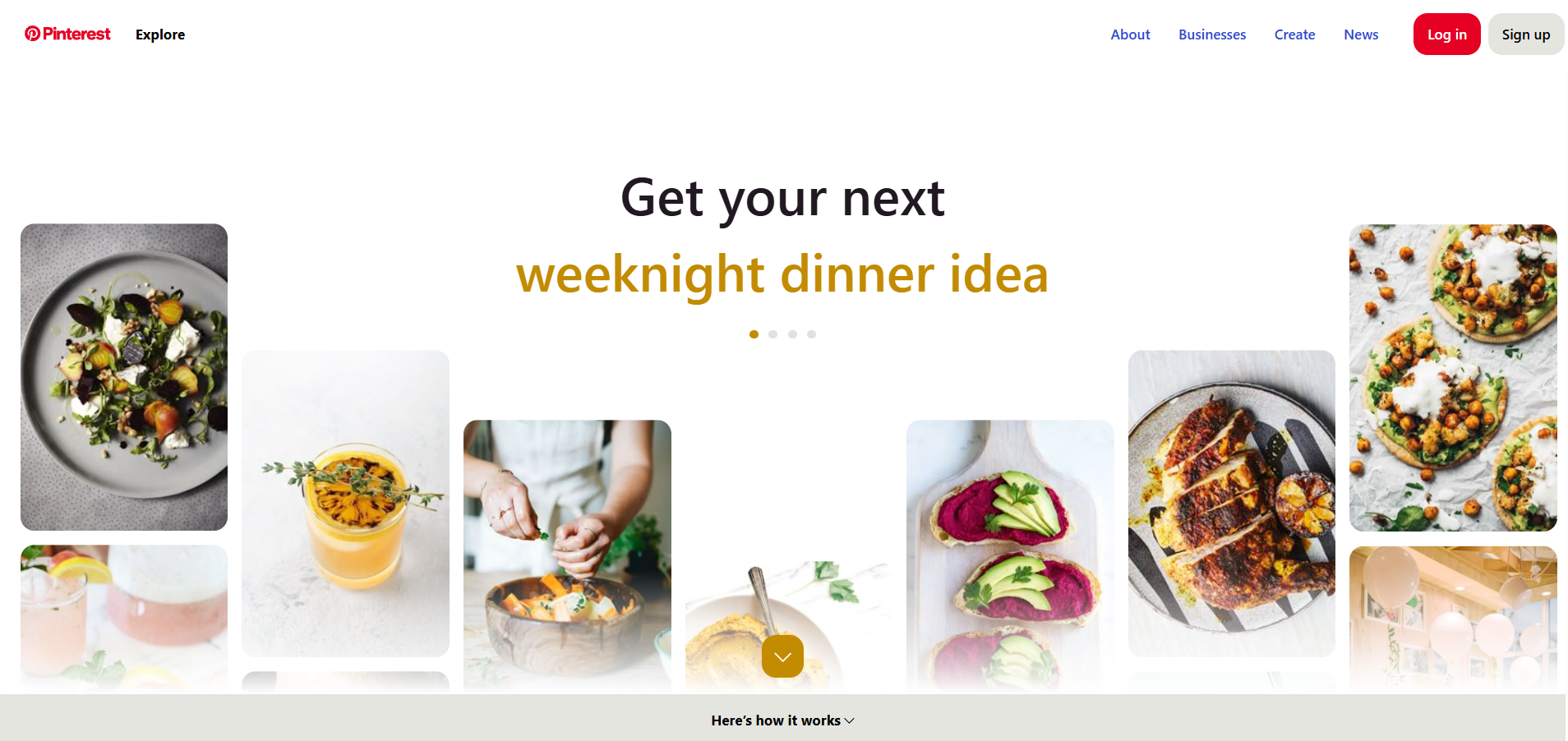 Contatos do Help Desk do Pinterest