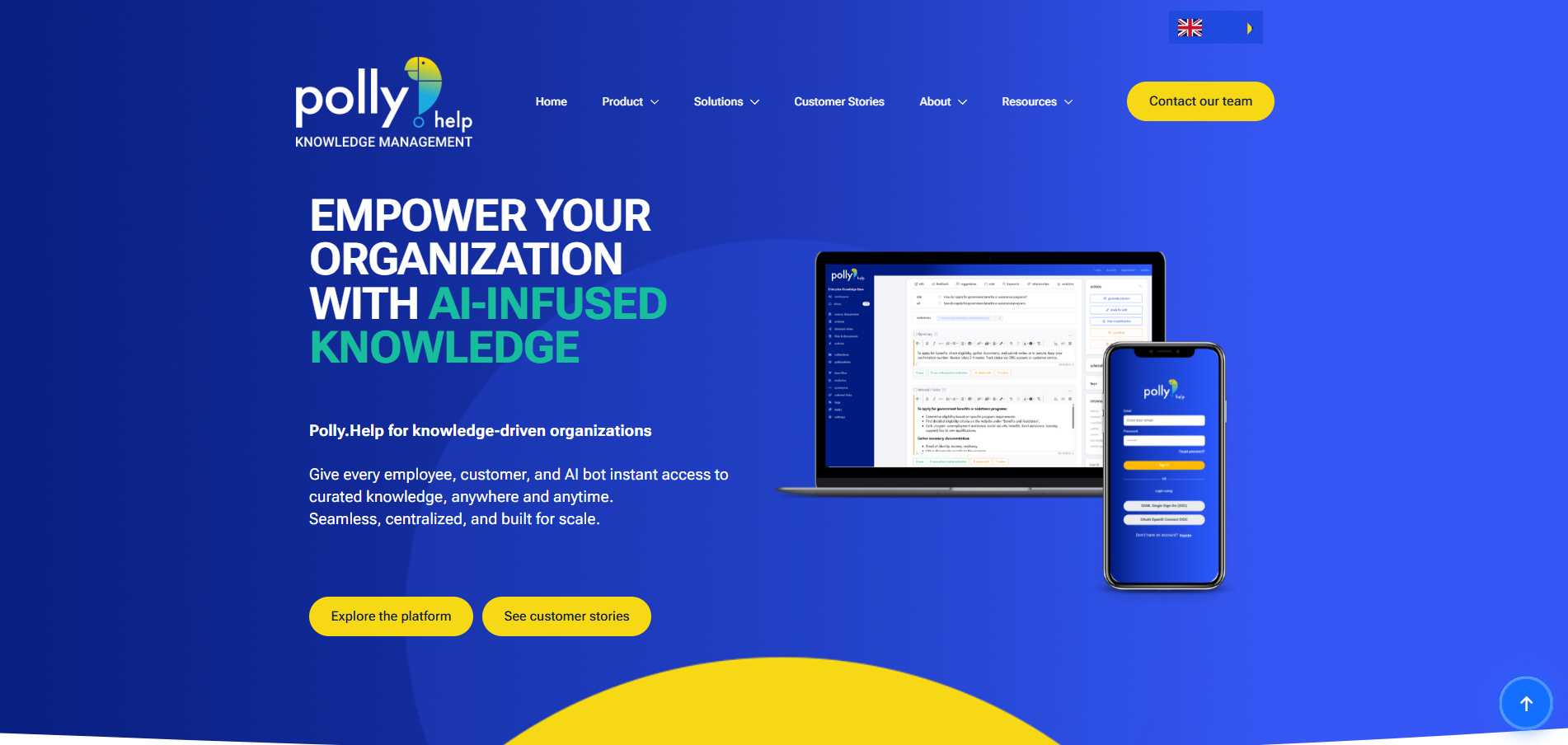 Contatos da Central de Ajuda Poly