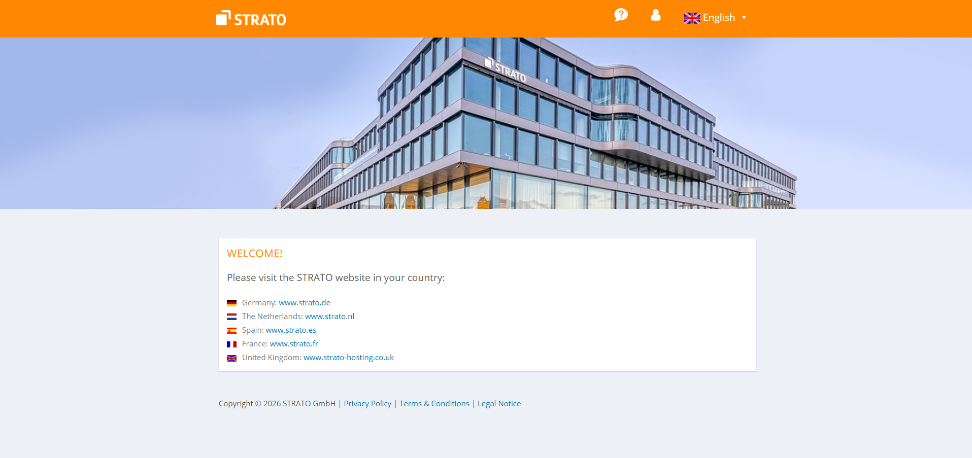Contatos do Help Desk da Strato