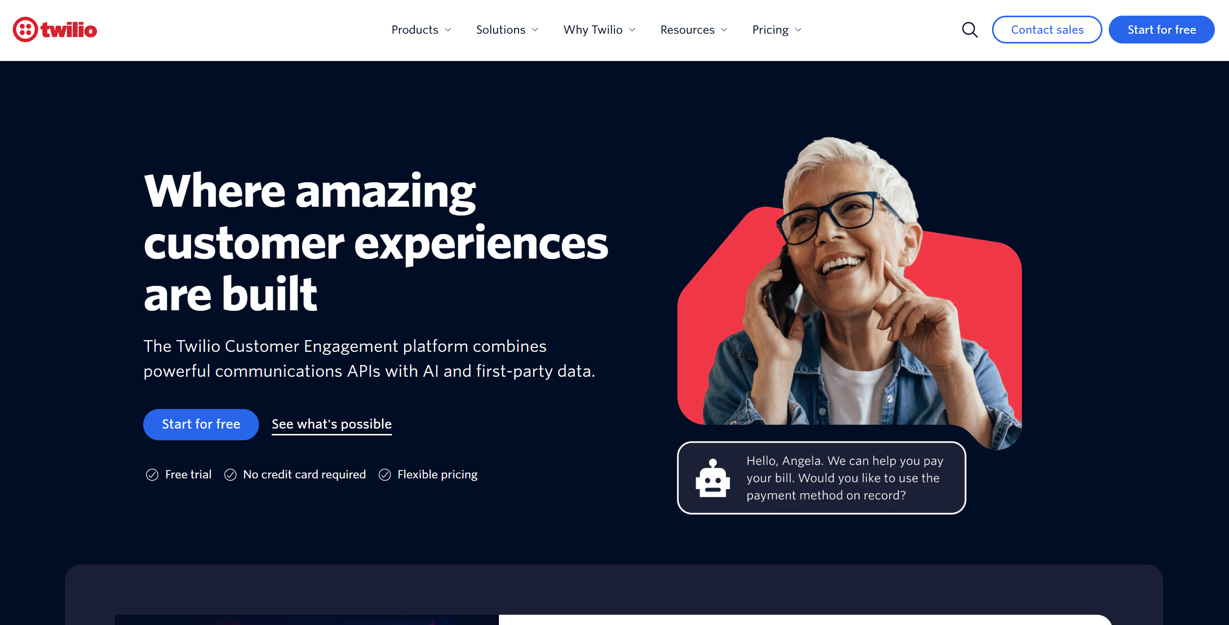 Contatos do Help Desk Twilio