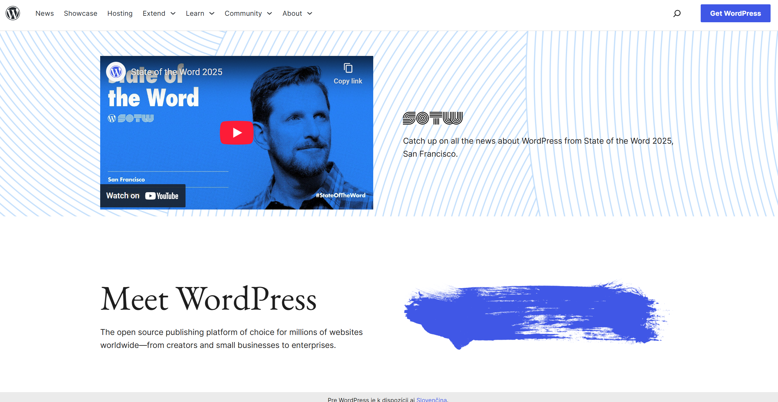 Contatos de Suporte do WordPress