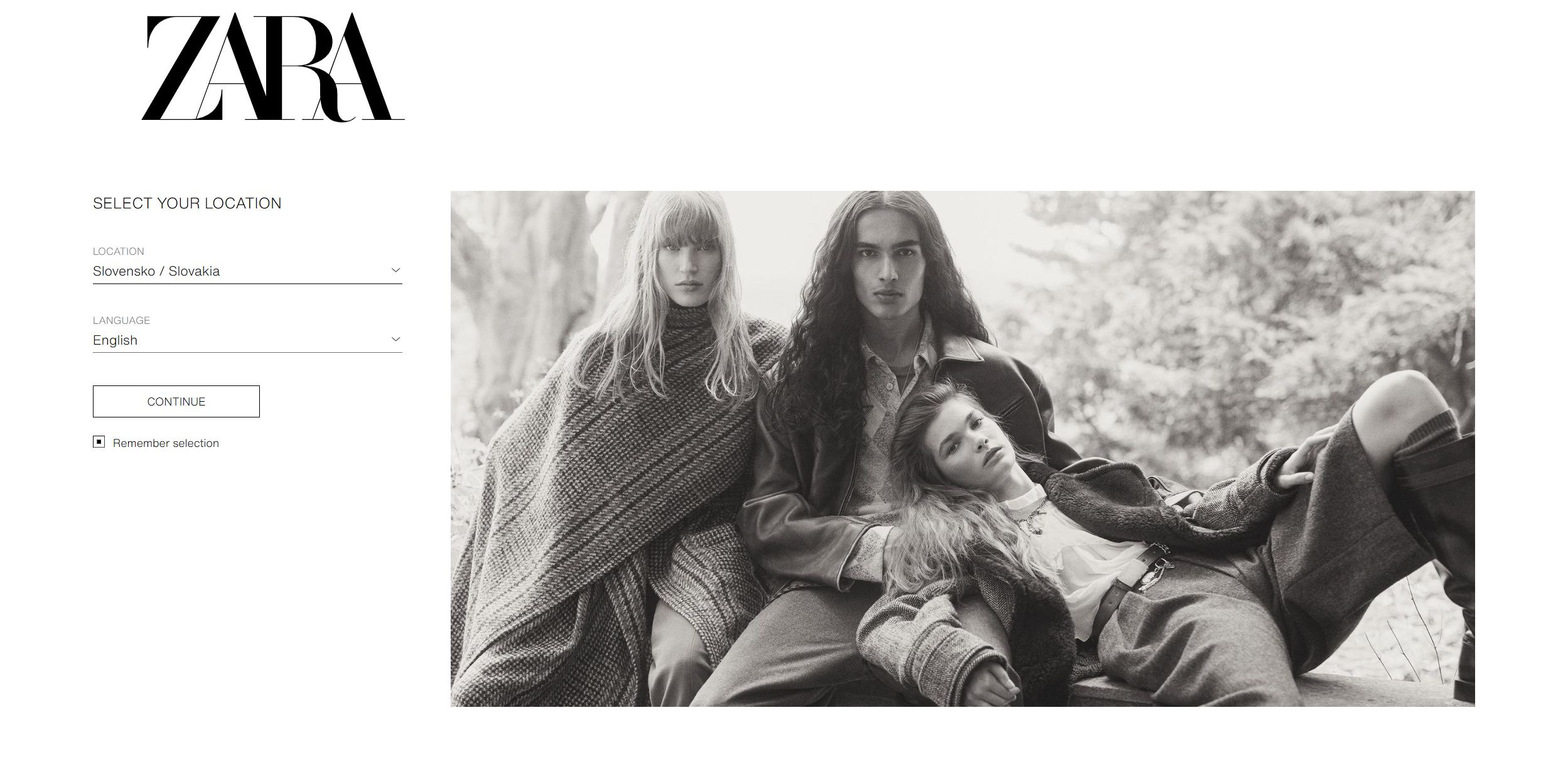 Contatos do Help Desk ZARA