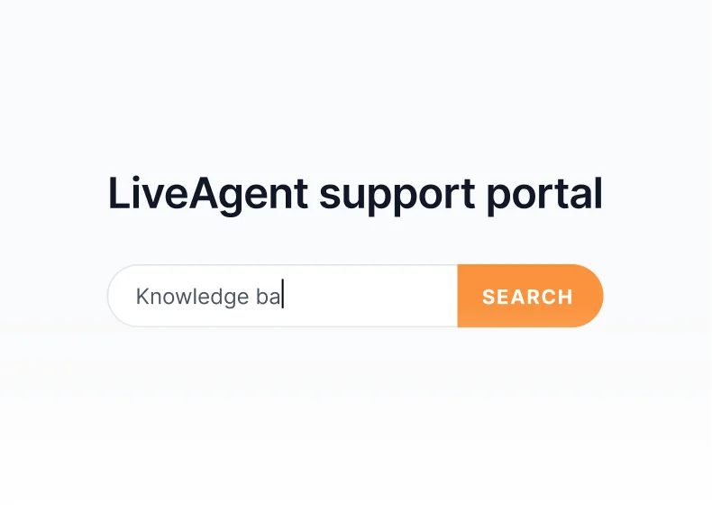 Base de conhecimento do LiveAgent com artigos, guias e portal de FAQ