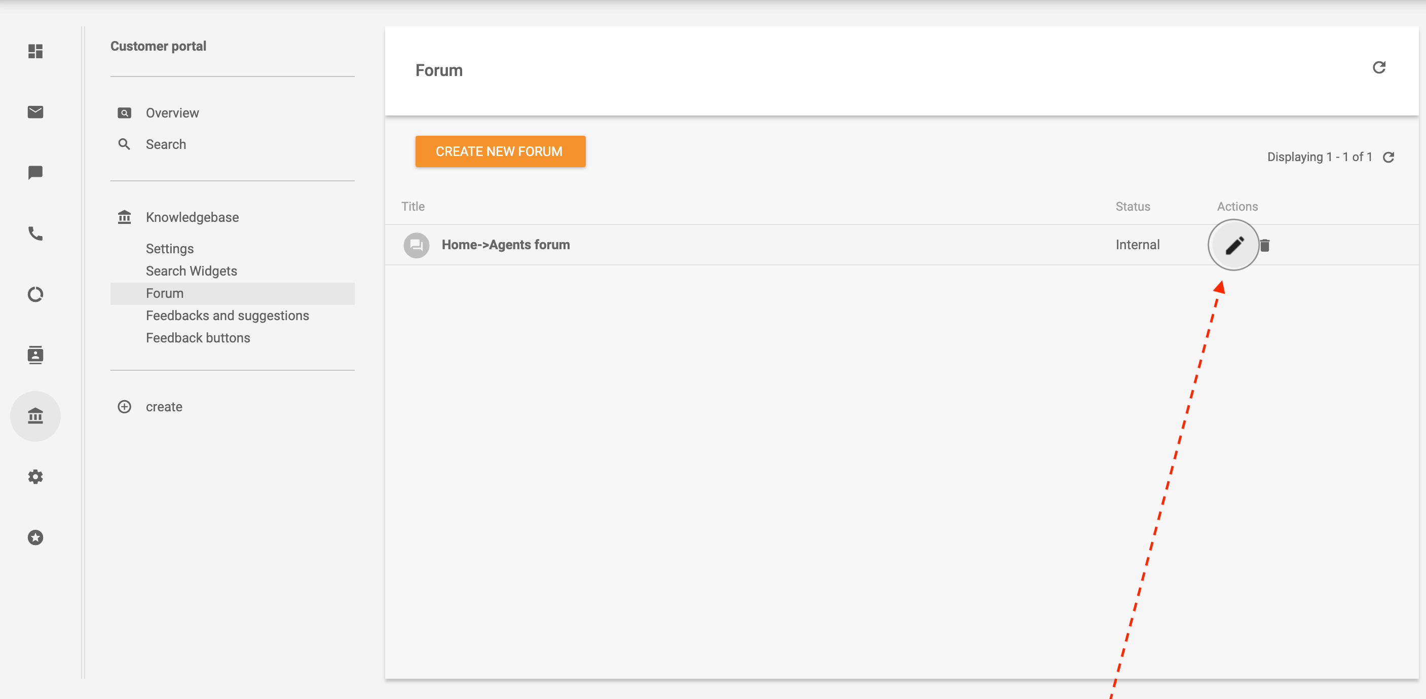 Ajustar fórum de cliente no LiveAgent