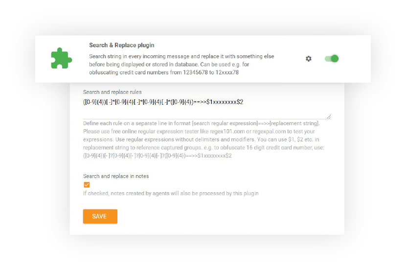 Recurso de Pesquisa e Substituição no LiveAgent