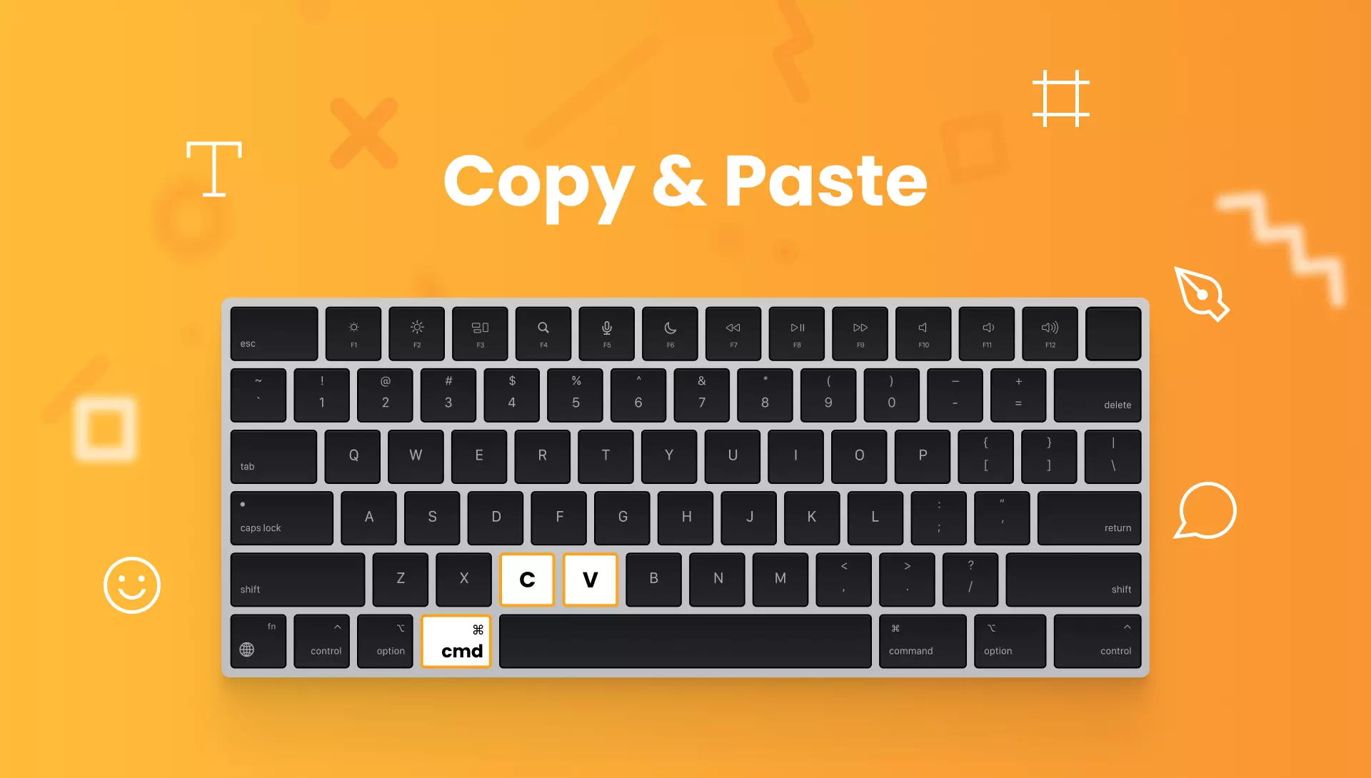 Conceito de copiar e colar