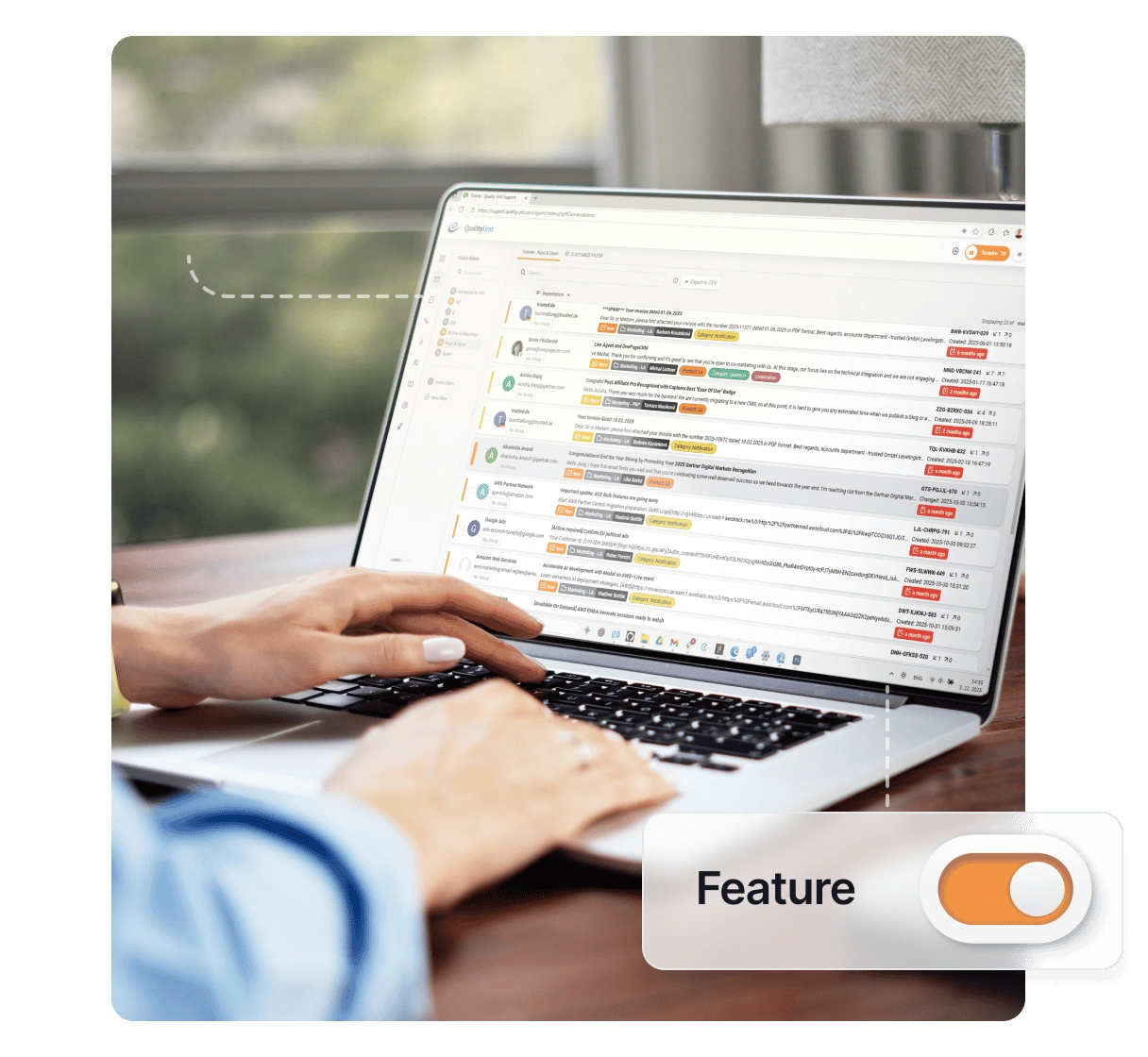Chatbot de IA do LiveAgent
