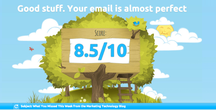 Avaliação do Mail Tester