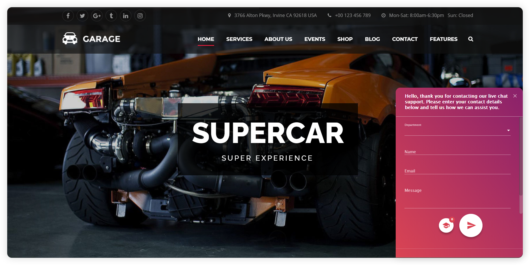 Exemplo de pesquisa pré-chat