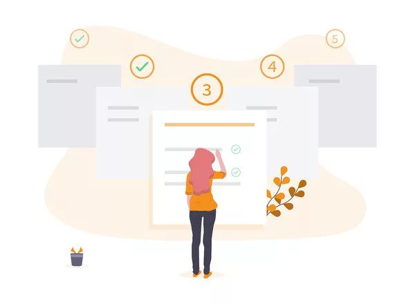 Guie clientes através das compras