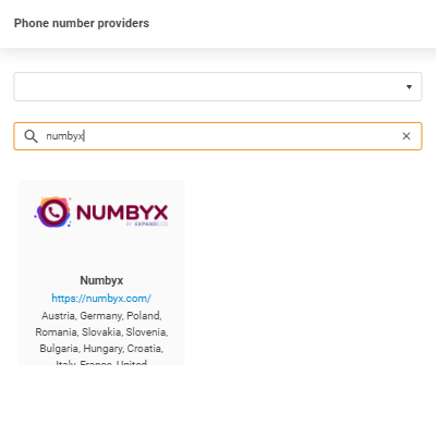 Provedor Numbyx