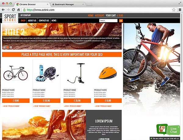 Integração de livechat Oxatis LiveAgent