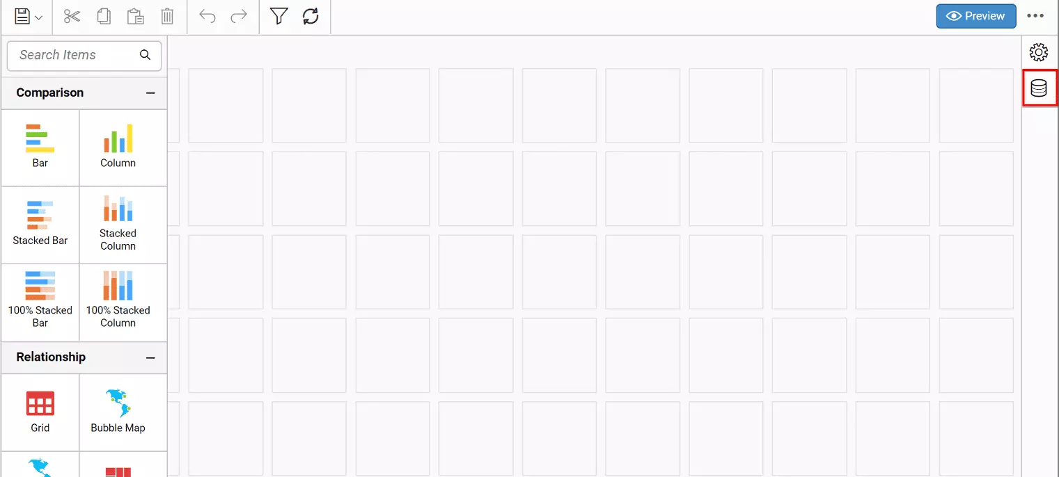 Botão Bold BI Data Source