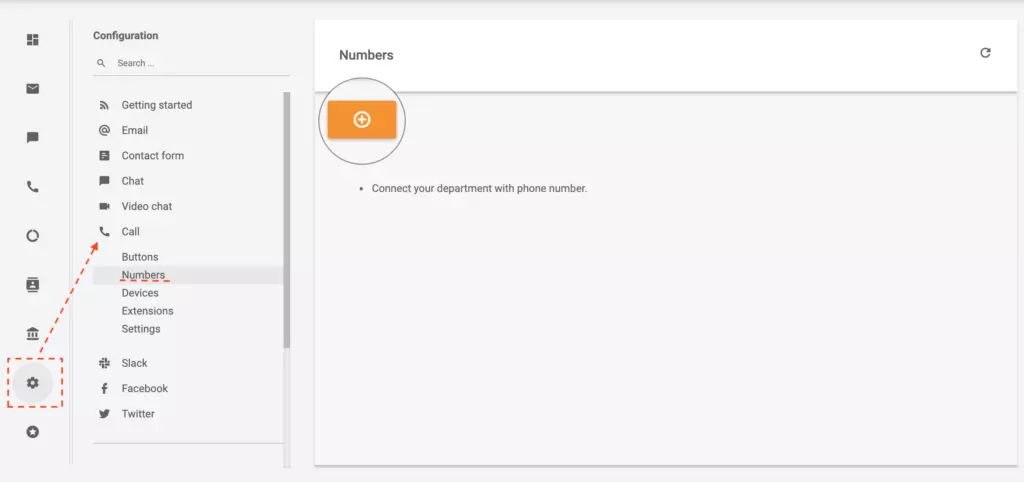 Navegação LiveAgent