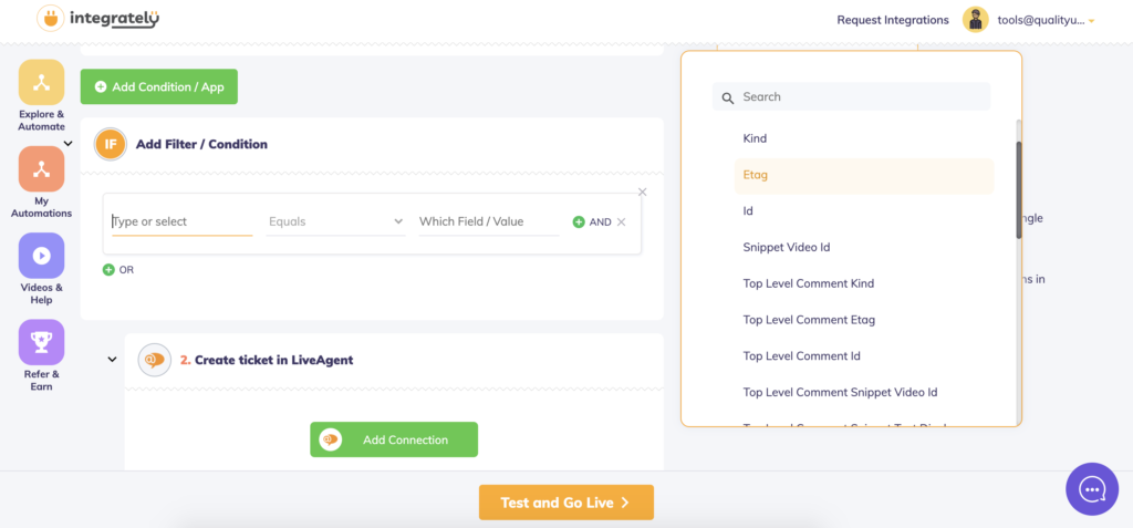 Construtor de automação para fluxos de trabalho elaborados